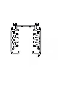 3-Phase Track Rail 1 Meter White