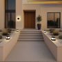 LED Outdoor Wall Light Square 10W CCT IP65 – black
