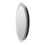 Round LED Mirror with Lighting Ø60 cm | 20W | 2000 Lumens | CRI90 | CCT 2700K-4000K | Black