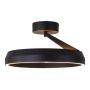 LED Ceiling Light Ring Ø45 cm | 50W | 5500 Lumens | CRI90 | CCT 2700K-4000K | Black