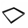 Surface-mounted frame LED Panel 60x60 cm Black