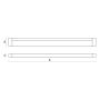 LED Cabinet Light 30 cm 3.3W 12V IP20 – with touch switch – photo 6