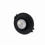 Recessed spot GU10 – round – black – IP20 – Ø86×41 mm – without bulb
