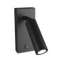 Wall spotlight GU10 (MR11) with switch – IP20 – black – photo 2