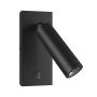 Wall spotlight GU10 (MR11) with switch – IP20 – black – photo 3
