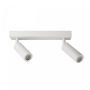 Surface-mounted spot MR11 2 heads – white – adjustable – IP20 – 260×54×160 mm – without bulb