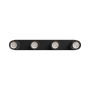 Surface-mounted spot GU10 4 heads – black – IP20 – 480×70×135 mm – without bulb – photo 4