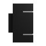 Wall light G9 – square – black – IP20 – 80×150 mm – without bulb – photo 4
