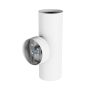Wall light GU10 2 heads – round – white – IP20 – 55×160×90 mm – without bulb – photo 5