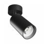 Wall light GU10 – round – black – IP20 – 55×100×165 mm – without bulb