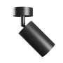 Wall light GU10 – round – black – IP20 – 55×100×165 mm – without bulb – photo 2