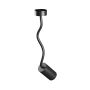 GU10 wall spotlight with flexible arm 410 mm – IP20 – black – photo 5