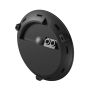 Ceiling light E27 – round – black – IP65 IK08 – Ø300×90 mm – without bulb – photo 5
