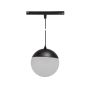 LED globe pendant lamp for track 6W CCT 48V Ø100 mm dimmable Black – photo 4
