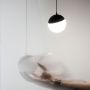 LED globe pendant lamp for track 6W CCT 48V Ø100 mm dimmable Black – photo 9