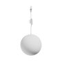 LED globe pendant lamp for narrow rail 7W K3000 48V Ø100 mm White – photo 3
