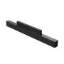 LED grid luminaire for narrow track 12W K3000 48V 196 mm Black – photo 4