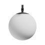 LED globe luminaire for narrow track 7W K3000 48V Ø100 mm Black – photo 3