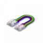 Strip-to-strip connector with cable for COB RGB LED strip – 10 mm