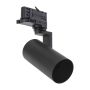 3-Phase Track Spotlight GU10 Black – 56,5×121×172 mm