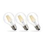 LED E27 A60 filament bulb 3-pack 7W K2700 770lm