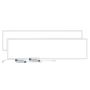 LED Panel 30x120 cm | 40W | 3600 Lumen | CRI80 | Flicker-free | 9 mm | White – photo 6