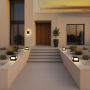 LED Outdoor Wall Light Square 10W CCT IP65 – black – photo 2