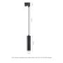 3-Phase Track Pendant Lamp GU10 – black – photo 8