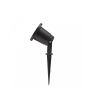Garden Spotlight with Ground Spike GU10 – Aluminium – Black – IP65 – Tiltable