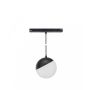 LED Pendant Globe Light for 48V Track 5W K3000 Ø100 mm – Black