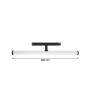 LED Bar Light for 48V Track 12W K3000 150° 40 cm – Black – photo 5