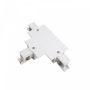 3-Phase Track Connector T2 Right White