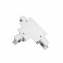 3-Phase Track Connector T2 Left White