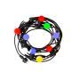 Festoon light string 5 metres with 10× E27 sockets – IP44 – black – without bulbs – photo 4