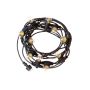 Festoon light string 5 metres with 10× E27 sockets – IP44 – black – without bulbs – photo 6