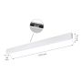 LED Linear Fixture 112cm White 36W Modern – photo 5