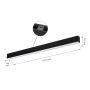 LED Linear Fixture 112cm Black 36W Modern with Sensor – photo 6