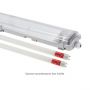 120cm Vapor Tight LED Linear Fixture for 2xled IP65