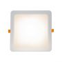 Downlight Led 24W 2900Lumen IP54 White Square integrated driver