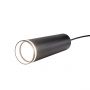 LED Lamp 120cm Long Rail 3-Phase Black Design with GU10 Spot