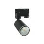 LED Rail Spotlight 3-Phase Black Design with GU10 Spot