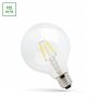 E27 LED Light Bulb G125 8W COG Clear