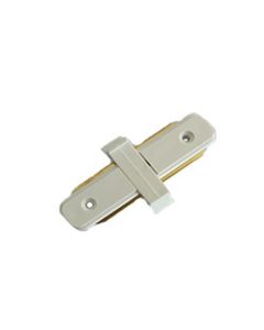 Long connector for 1 Phase High-Voltage surface- mounted Track White electral