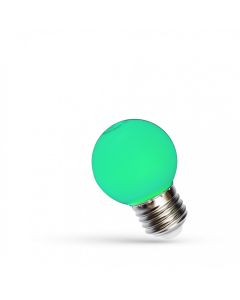 Green LED lamp with E27 fitting 1 Watt