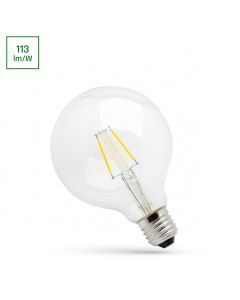 E27 LED Light Bulb G95 4W COG Clear