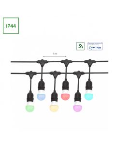 Your garden mosquito-free? Garden lighting cable 10 meters with 10x E27 fitting anti-mosquito