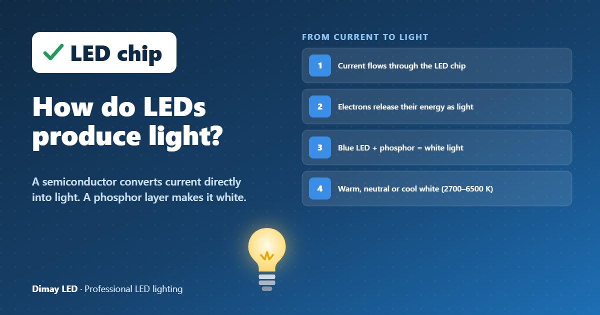 Infographic: How do LEDs produce light?