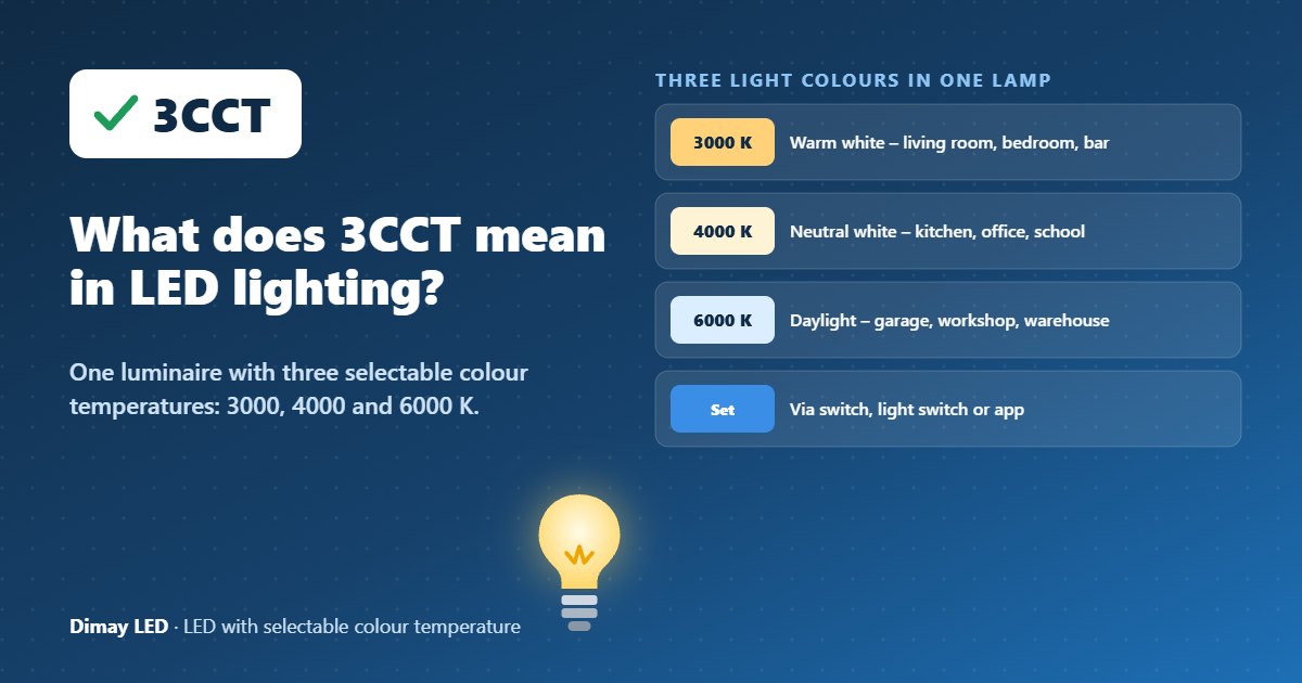 Infographic: What does 3CCT mean in LED lighting?
