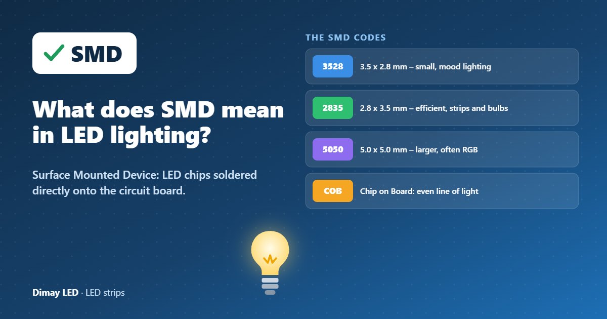 Infographic: What does SMD mean in LED lighting?