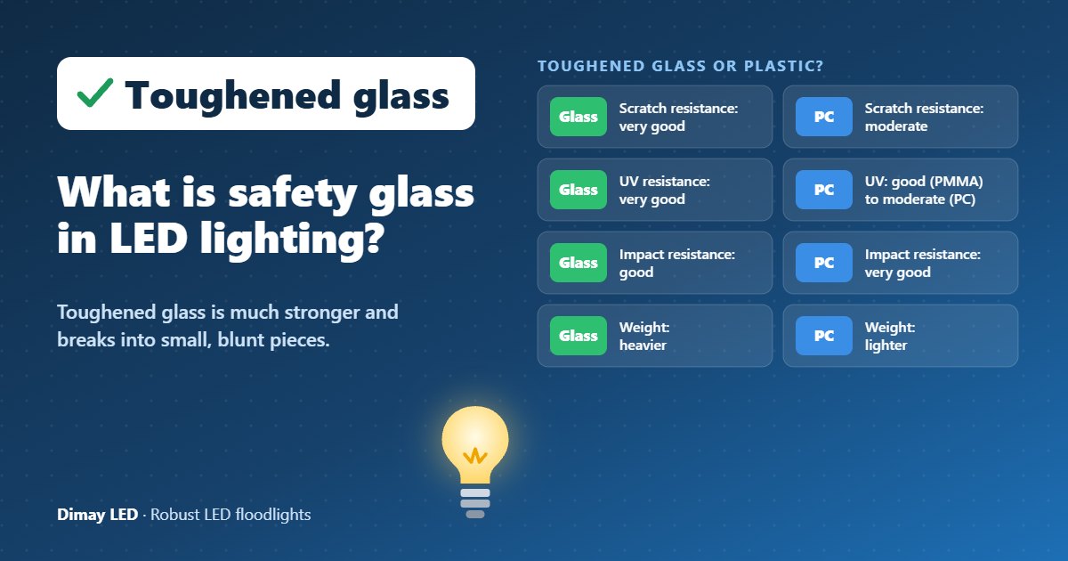 Infographic: What is safety glass in LED lighting?